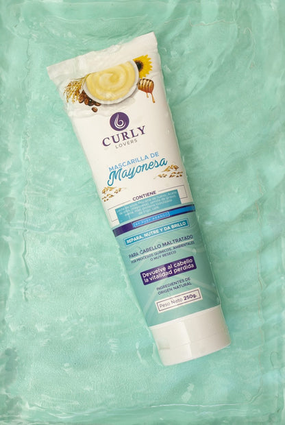 Mascarilla de mayonesa cosmetica