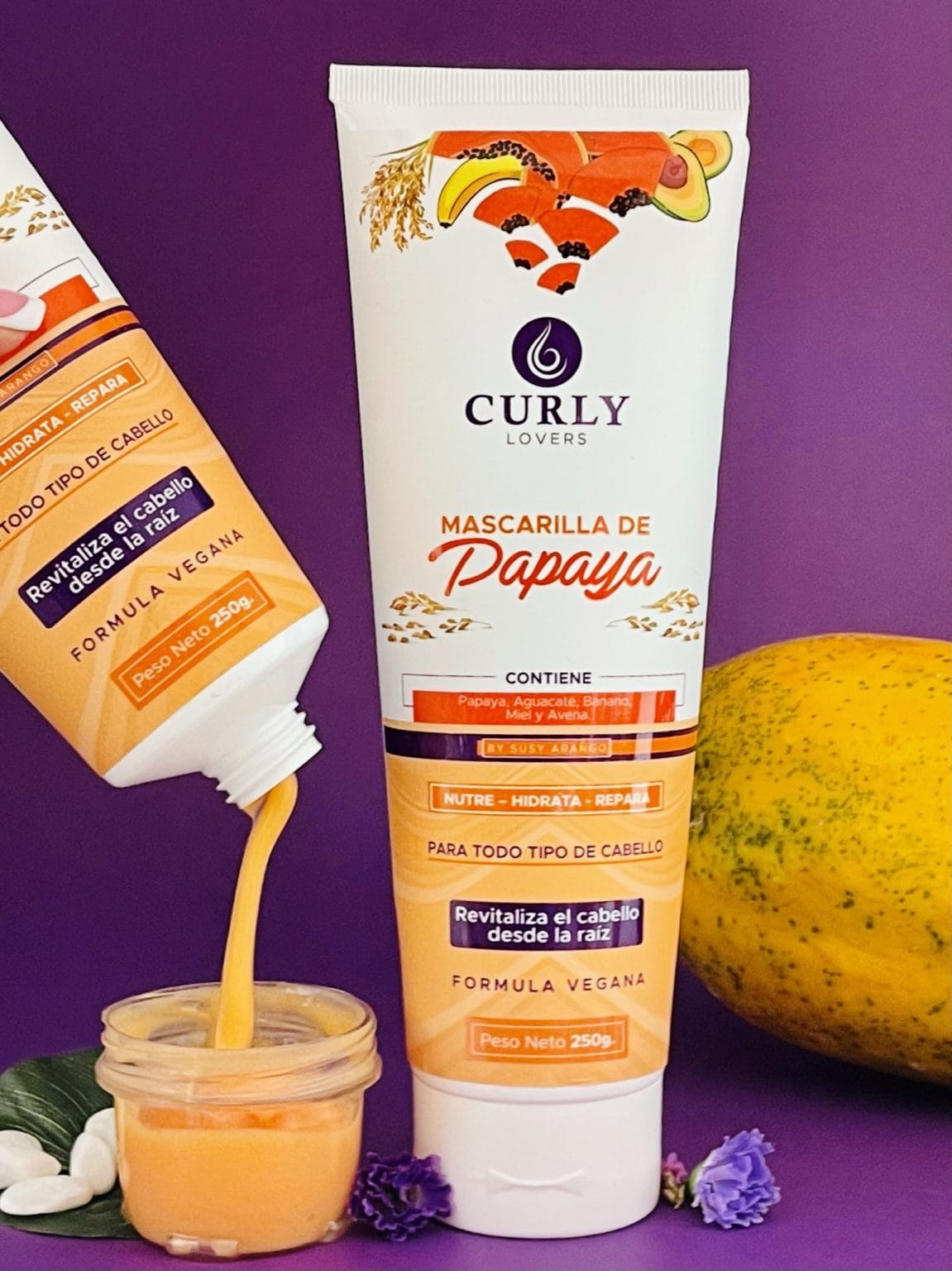 Mascarilla de Papaya Curly Lovers